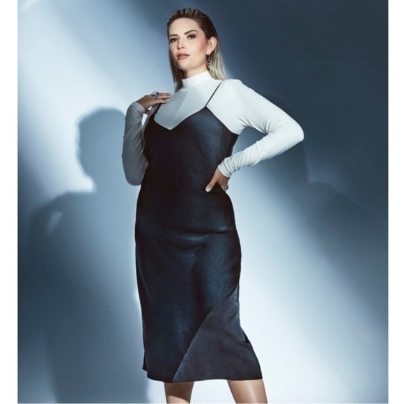 KNIX | Papaya Mock Neck Bodysuit mock neck ribbed cream birds papaya collab- XXL - Picture 2 of 11